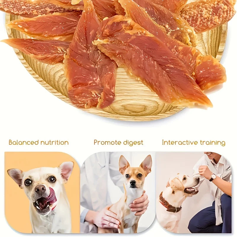Natural Chicken Dog Treats – Perfect for Small, Medium, and Large Breeds