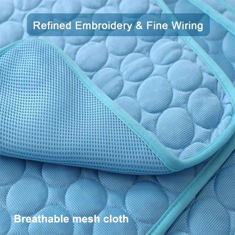 Cooling Summer Dog Mat – Breathable, Washable Pet Pad for Dogs & Cats