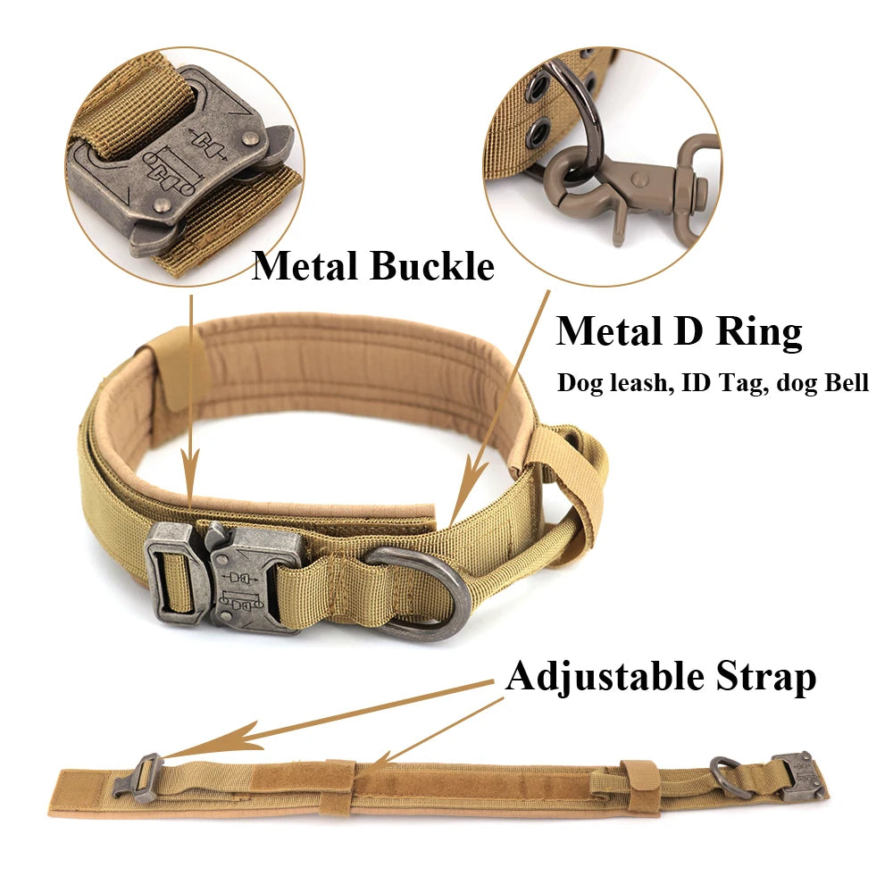 Heavy-Duty Large Dog Harness & Leash Set – Training and Walking Vest for German Shepherds, Malinois & Medium to Large Dogs