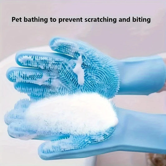 Silicone Pet Grooming & Bathing Glove