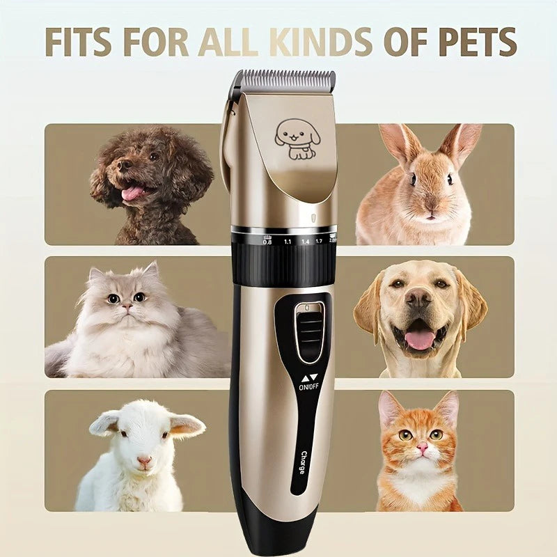Pet Hair Trimmer Kit – Electric Precision Clippers for Professional Grooming at Home