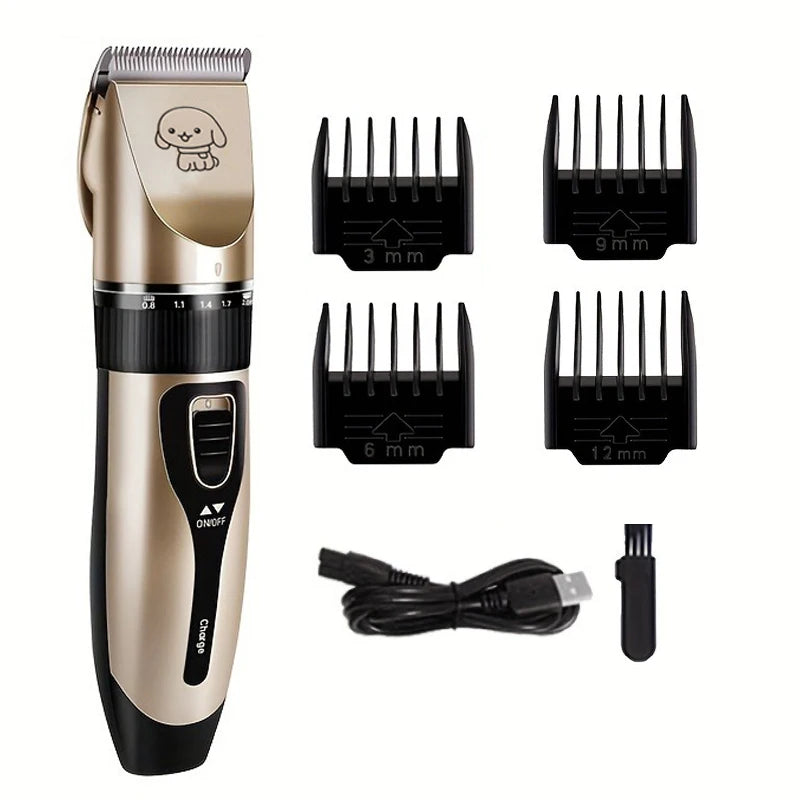 Pet Hair Trimmer Kit – Electric Precision Clippers for Professional Grooming at Home
