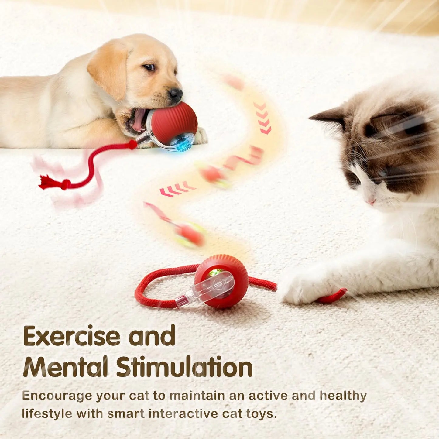 Rechargeable Smart Interactive Mouse Toy – Intelligent Fun for Curious Cats