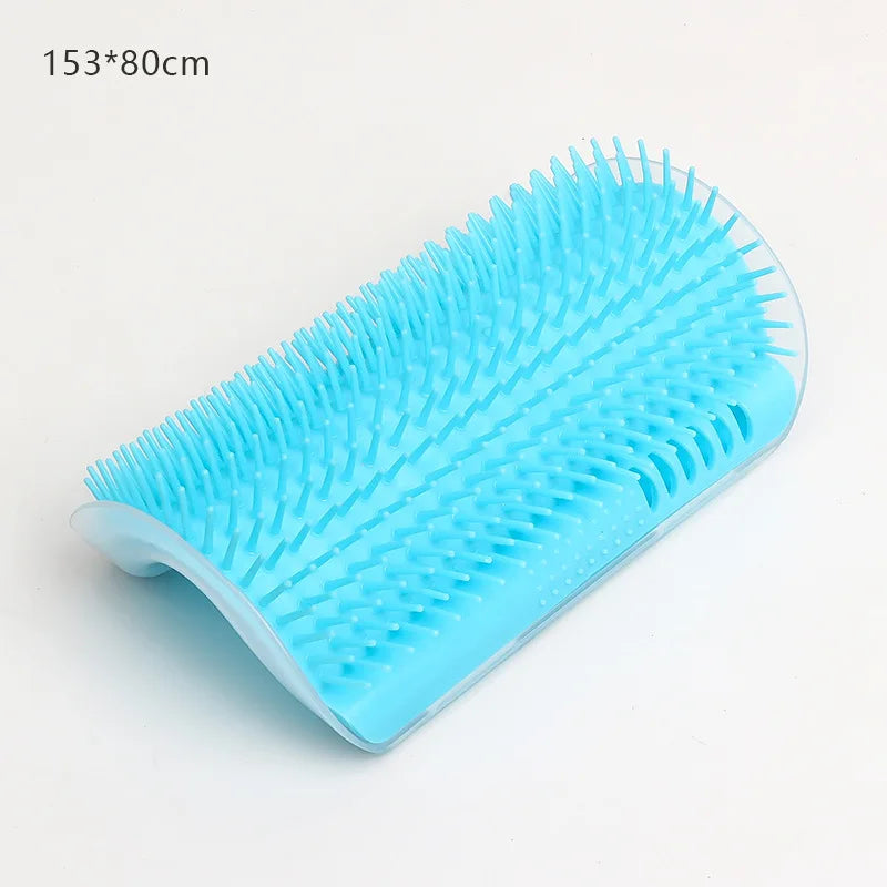 Cat Self-Grooming Massage Comb – Wall-Mounted Brush for Hair Removal & Relaxing Rubs