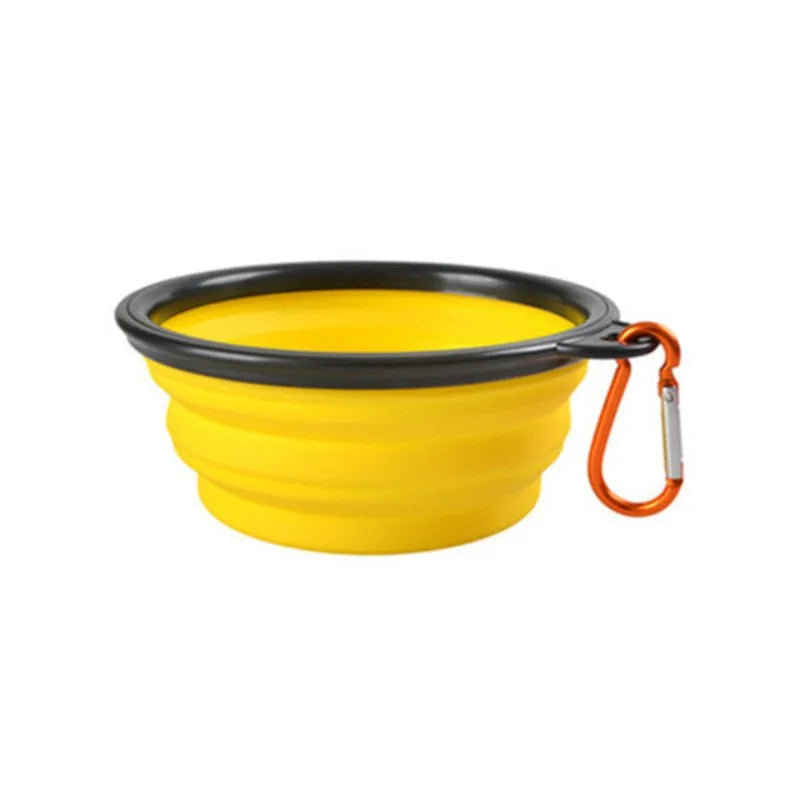 Portable Silicone Pet Food & Water Bowl – Durable, Collapsible & Travel-Friendly