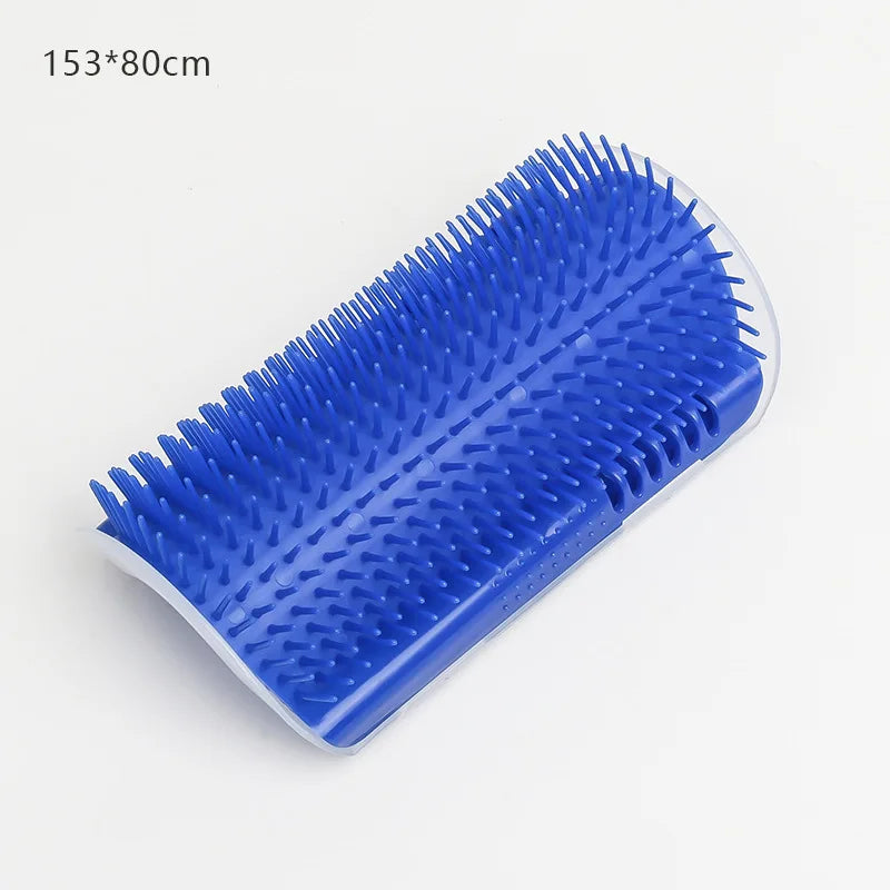 Cat Self-Grooming Massage Comb – Wall-Mounted Brush for Hair Removal & Relaxing Rubs
