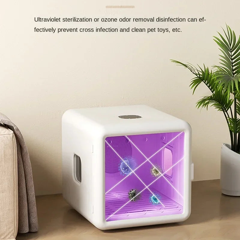 Smart Pet Drying Box – Automatic Temperature Control & Water Sterilization Dryer for Cats & Dogs