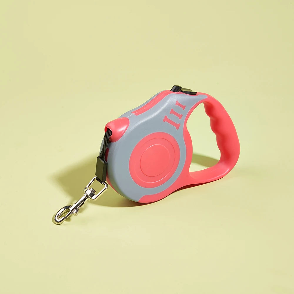 Retractable Dog Leash – 3M/5M Durable Nylon Lead for Small, Medium & Large Pets