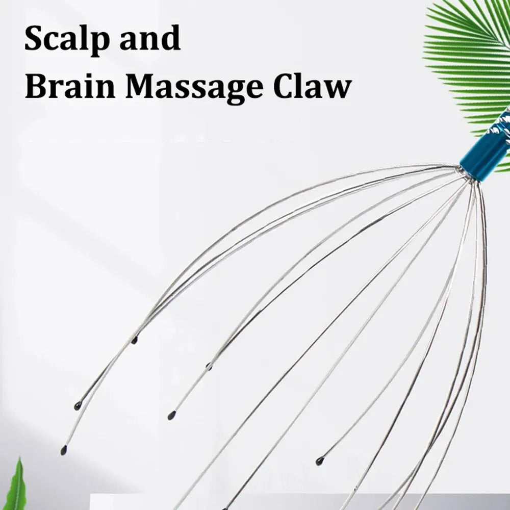 Pet Massage Claw Scratcher – Octopus Design for Relaxing Head & Scalp Massage