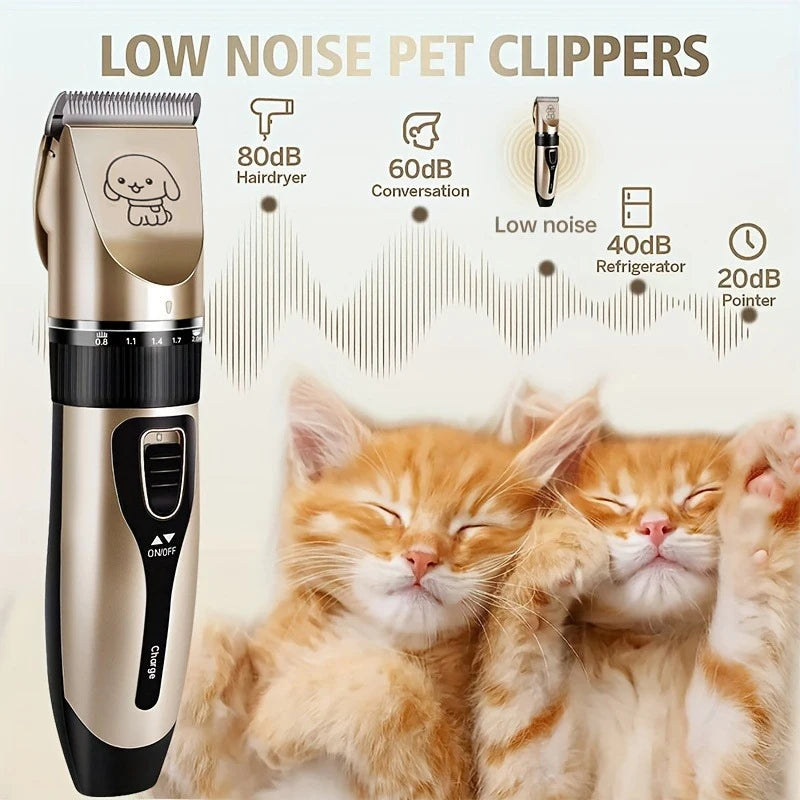 Pet Hair Trimmer Kit – Electric Precision Clippers for Professional Grooming at Home