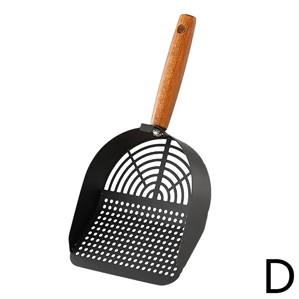 Steel Cat Litter Scoop with Long Handle
