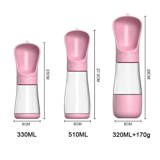 2-in-1 Portable Dog Water Bottle & Food Container – Perfect for Travel & Outdoor Adventures