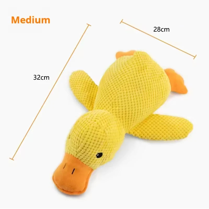 Stomping Duck Dog Toy – Bite-Resistant Plush for Teeth Cleaning & Interactive Fun