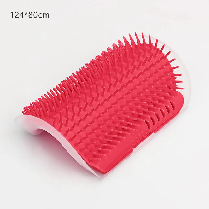 Cat Self-Grooming Massage Comb – Wall-Mounted Brush for Hair Removal & Relaxing Rubs