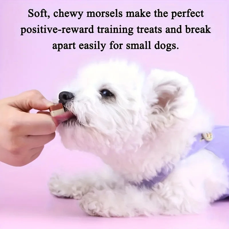 100g Beef & Meat Cubes Dog Treats Digestible Snacks for Small Medium & Large Dogs Healthy Dog Dry Food