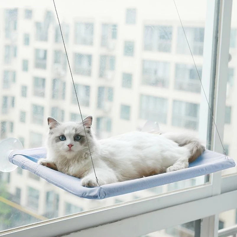 Window-Mounted Cat Hammock – Sunny Hanging Bed for Cats (Up to 20kg)