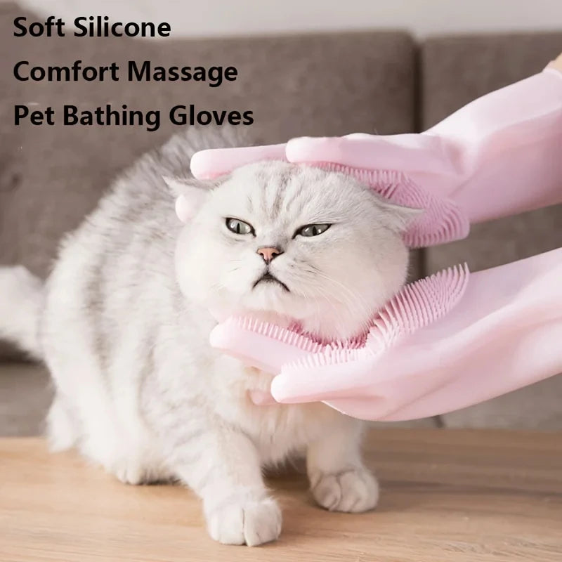 Silicone Pet Grooming & Bathing Glove
