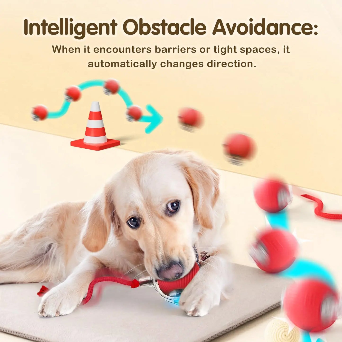 Rechargeable Smart Interactive Mouse Toy – Intelligent Fun for Curious Cats