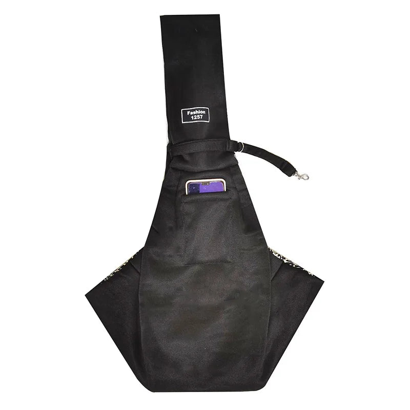 Crossbody Breathable Folding Pet Bag – Large Capacity Portable Cat & Dog Carrier