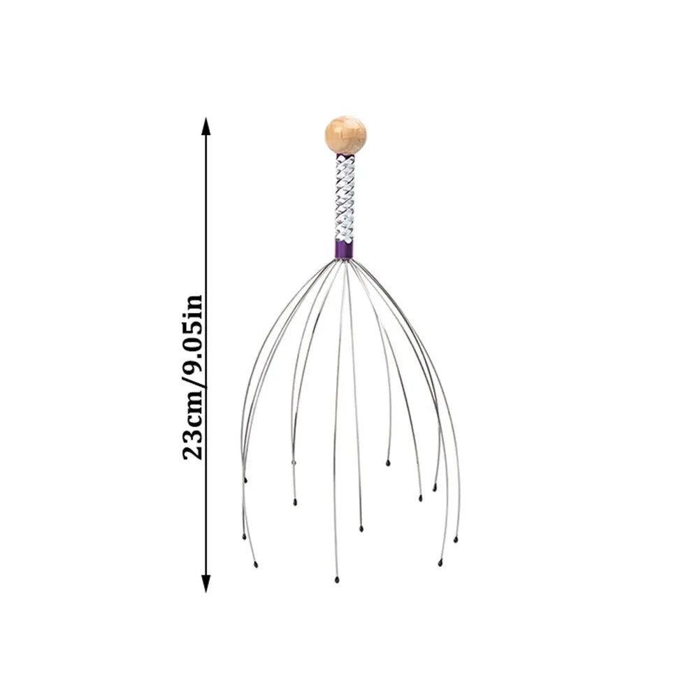 Pet Massage Claw Scratcher – Octopus Design for Relaxing Head & Scalp Massage