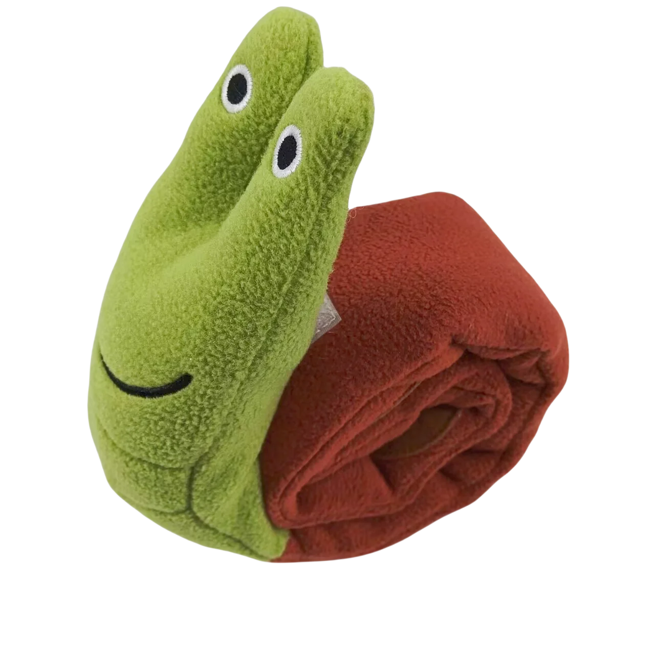 Dog Puzzle Feeder Toy – Plush, Squeaky & Foldable Snail Design