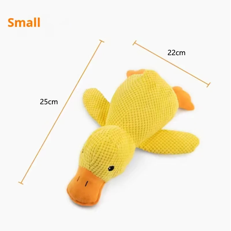 Stomping Duck Dog Toy – Bite-Resistant Plush for Teeth Cleaning & Interactive Fun