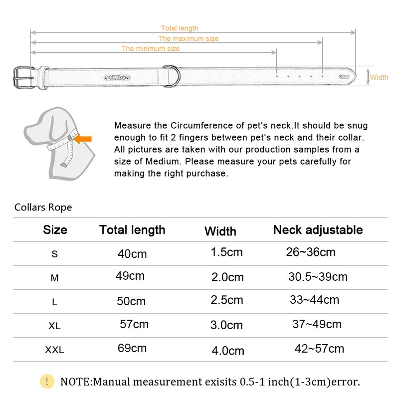 Solid Nylon Dog Collar – Durable and Adjustable for Small, Medium & Large Dogs