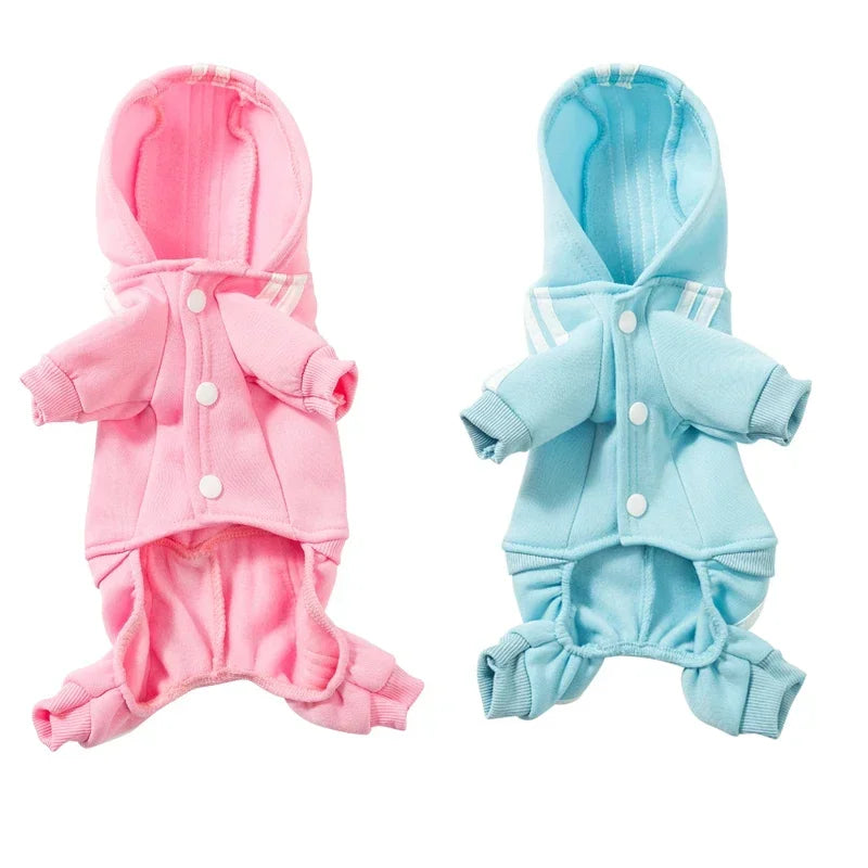 Cozy Pet Jumpsuit – Cute Outfit for French Bulldogs, Chihuahuas, Pugs & More