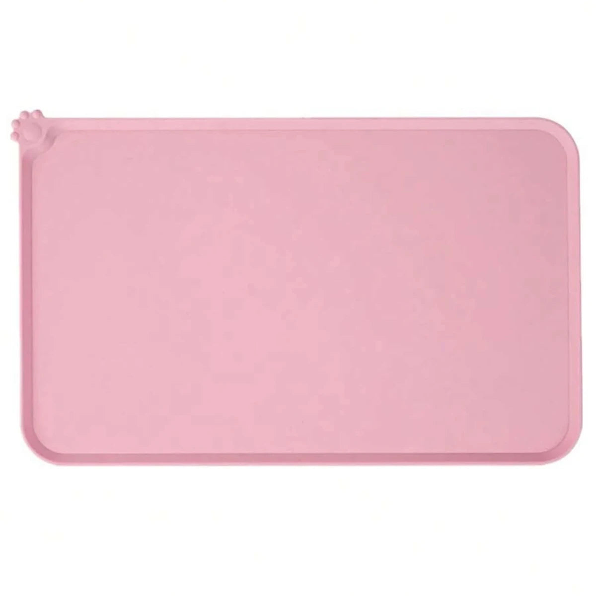 Cat Dog Food Mat For Pet Feeding Bowl Floors Waterproof Non Slip, Silicone Pet Bowl Mat - High-Lipped, Non-Stick, Waterproof Pad