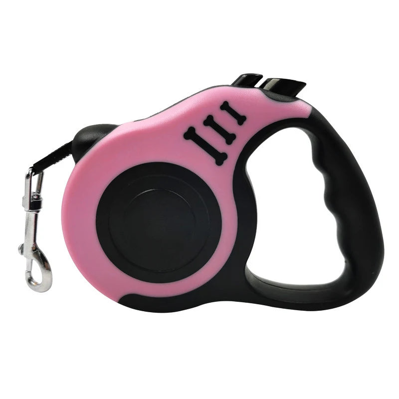 Retractable Dog Leash – 3M/5M Durable Nylon Lead for Small, Medium & Large Pets
