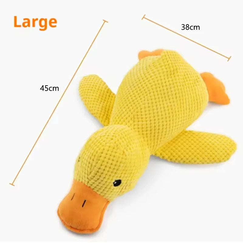 Stomping Duck Dog Toy – Bite-Resistant Plush for Teeth Cleaning & Interactive Fun
