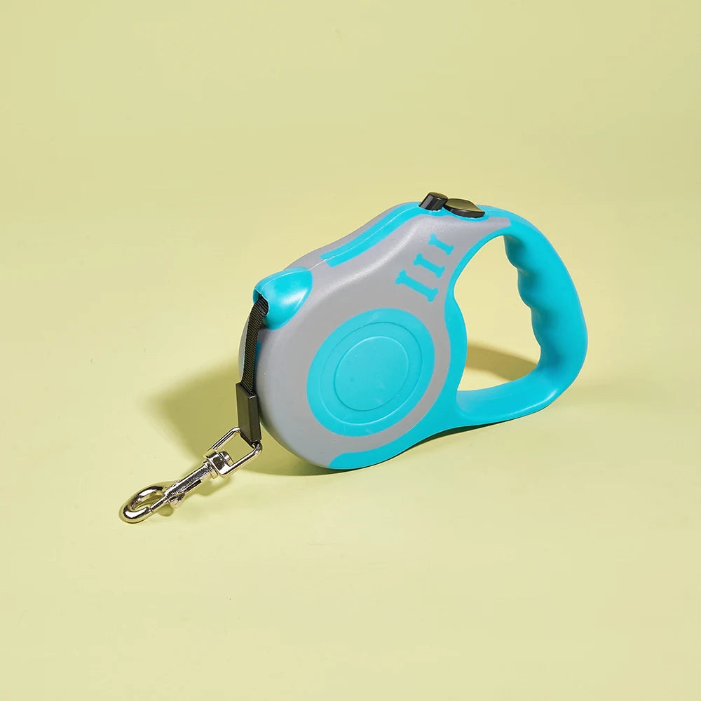 Retractable Dog Leash – 3M/5M Durable Nylon Lead for Small, Medium & Large Pets