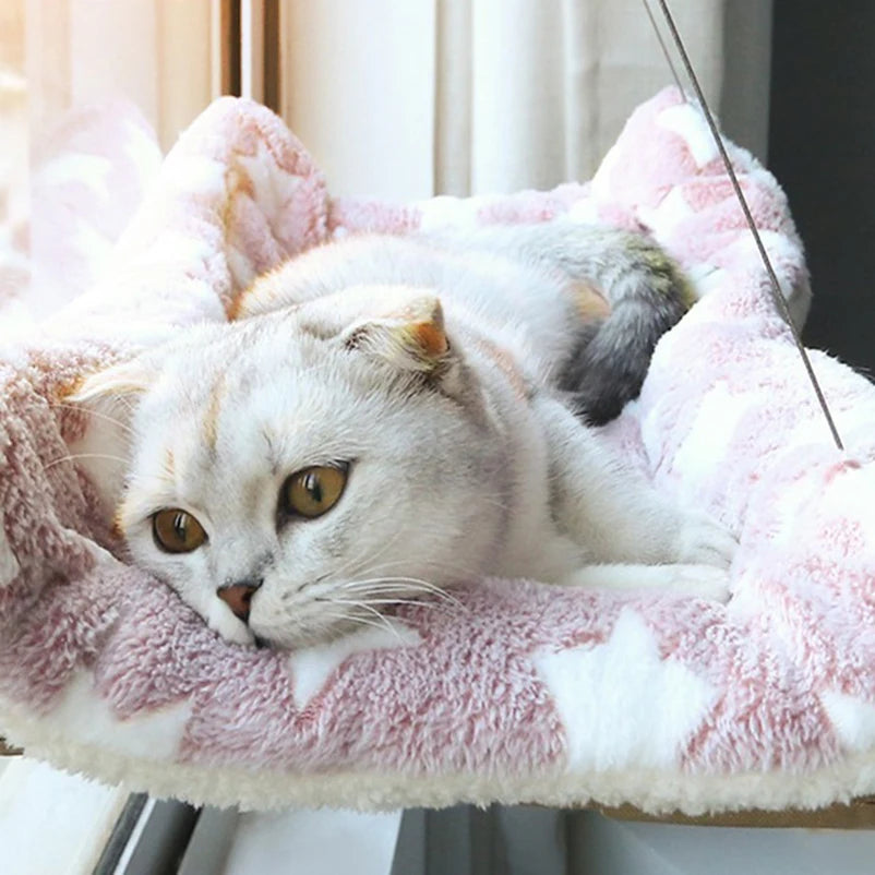 Window-Mounted Cat Hammock – Sunny Hanging Bed for Cats (Up to 20kg)