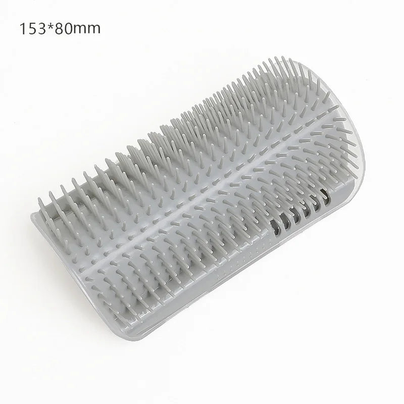 Cat Self-Grooming Massage Comb – Wall-Mounted Brush for Hair Removal & Relaxing Rubs