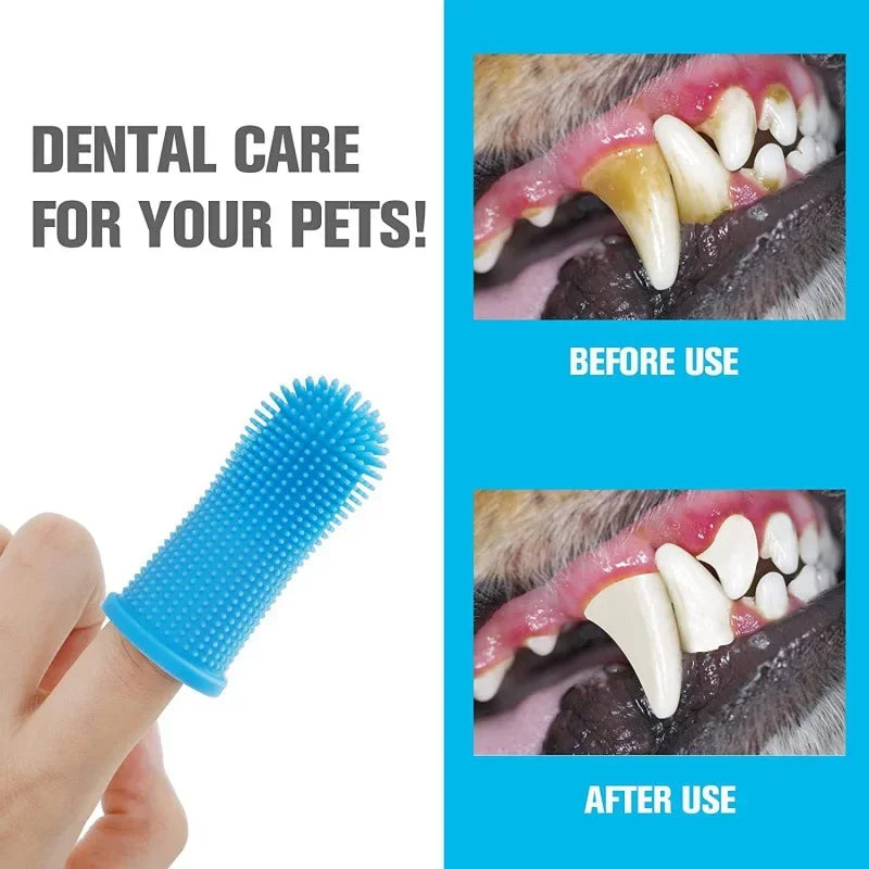Super Soft Silicone Pet Finger Toothbrush
