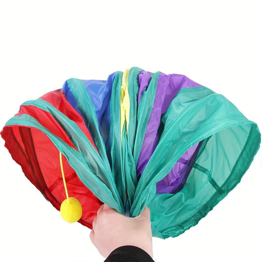 Foldable Cat Tunnel – Breathable & Fun Play Barrel for Indoor Cats