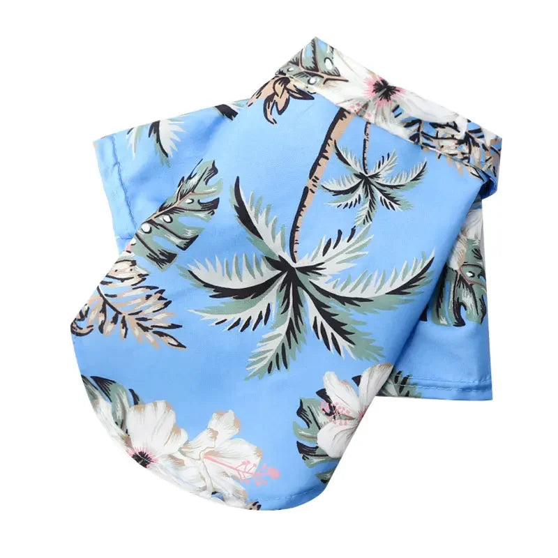 Hawaiian Style Dog Shirt – Summer Beachwear for Small & Medium Dogs and Cats