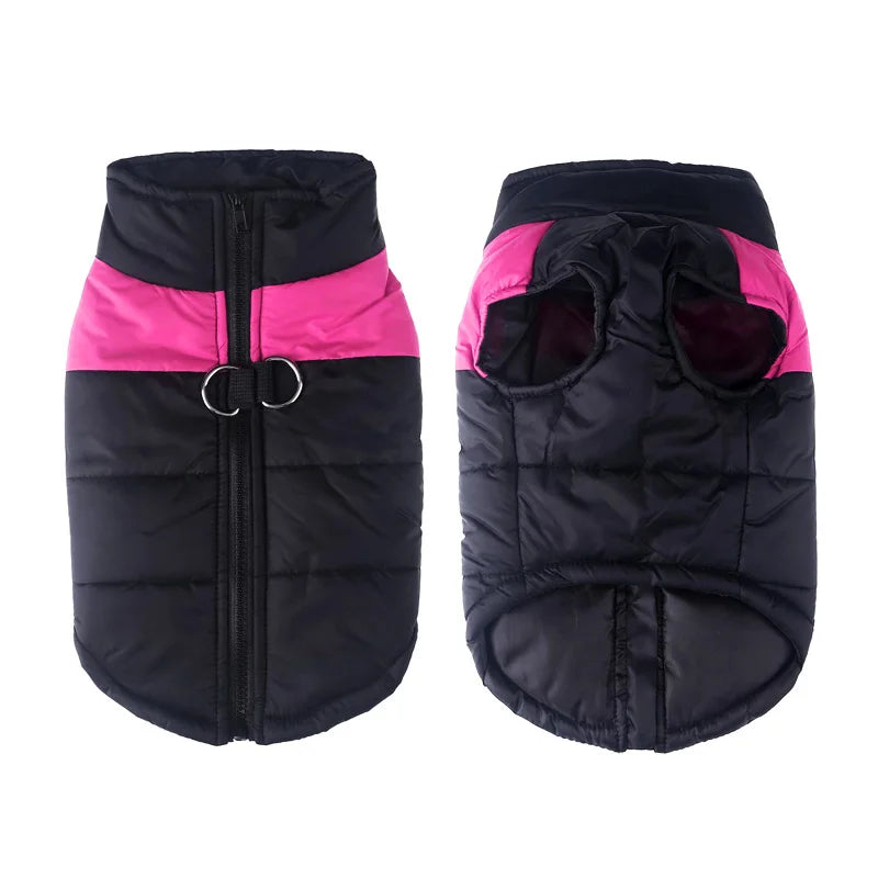 Winter Dog Coat – Waterproof, Warm Vest Jacket for Small, Medium & Large Dogs