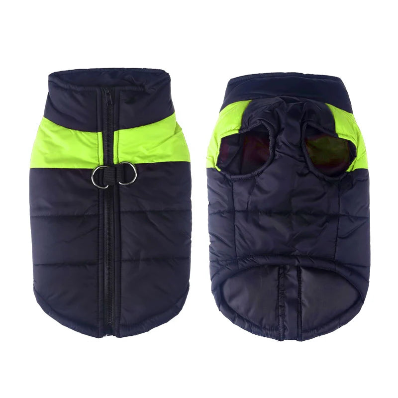 Winter Dog Coat – Waterproof, Warm Vest Jacket for Small, Medium & Large Dogs