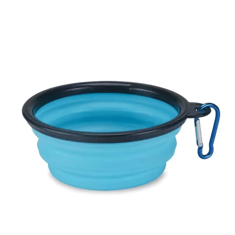 Portable Silicone Pet Food & Water Bowl – Durable, Collapsible & Travel-Friendly