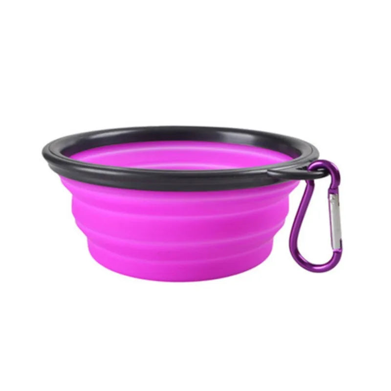 Portable Silicone Pet Food & Water Bowl – Durable, Collapsible & Travel-Friendly