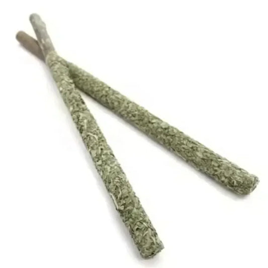 6 Natural Cat Sticks – Mint, Silver Vine & Excitement Sticks for Scratching, Biting & Teeth Cleaning