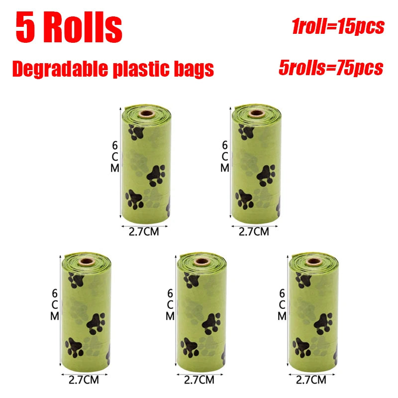 Portable Dog Pooper Scooper with Built-In Waste Bag Storage