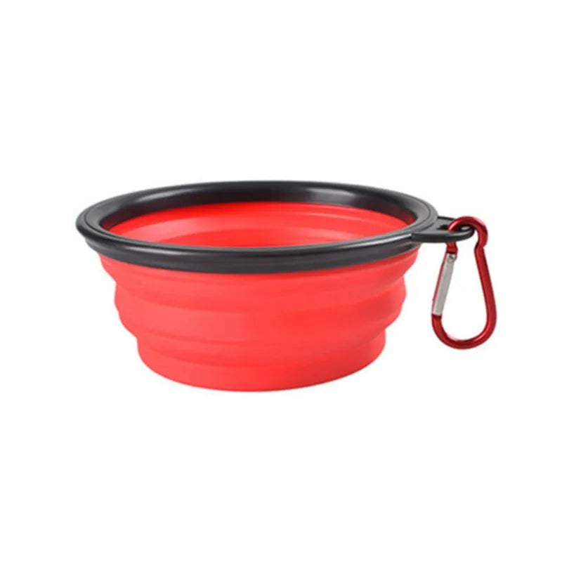 Portable Silicone Pet Food & Water Bowl – Durable, Collapsible & Travel-Friendly