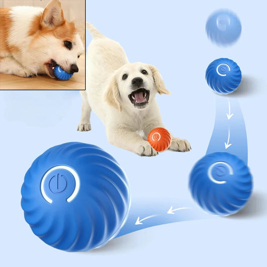 Smart Automatic Moving Dog Toy Ball – USB Rechargeable Interactive Chew & Chase Toy