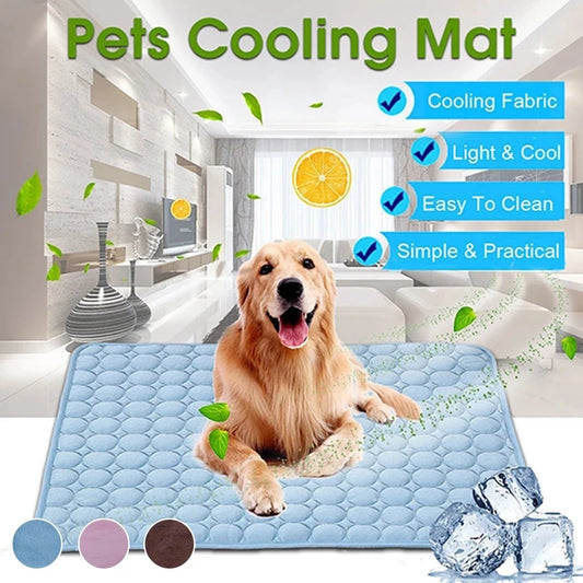 Cooling Summer Dog Mat – Breathable, Washable Pet Pad for Dogs & Cats