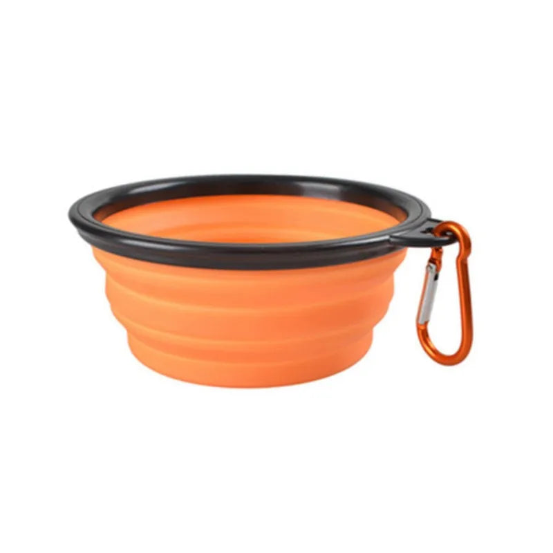 Portable Silicone Pet Food & Water Bowl – Durable, Collapsible & Travel-Friendly