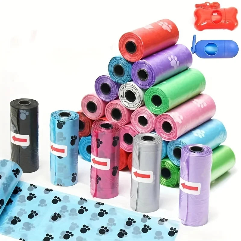 15 pcs/Roll Dog Poop Bags
