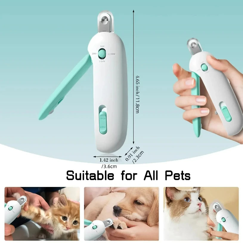 Professional Pet Nail Trimmer – Adjustable Hole Clippers for Cats & Dogs (Small to Large)