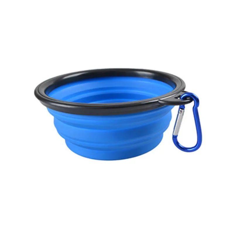 Portable Silicone Pet Food & Water Bowl – Durable, Collapsible & Travel-Friendly